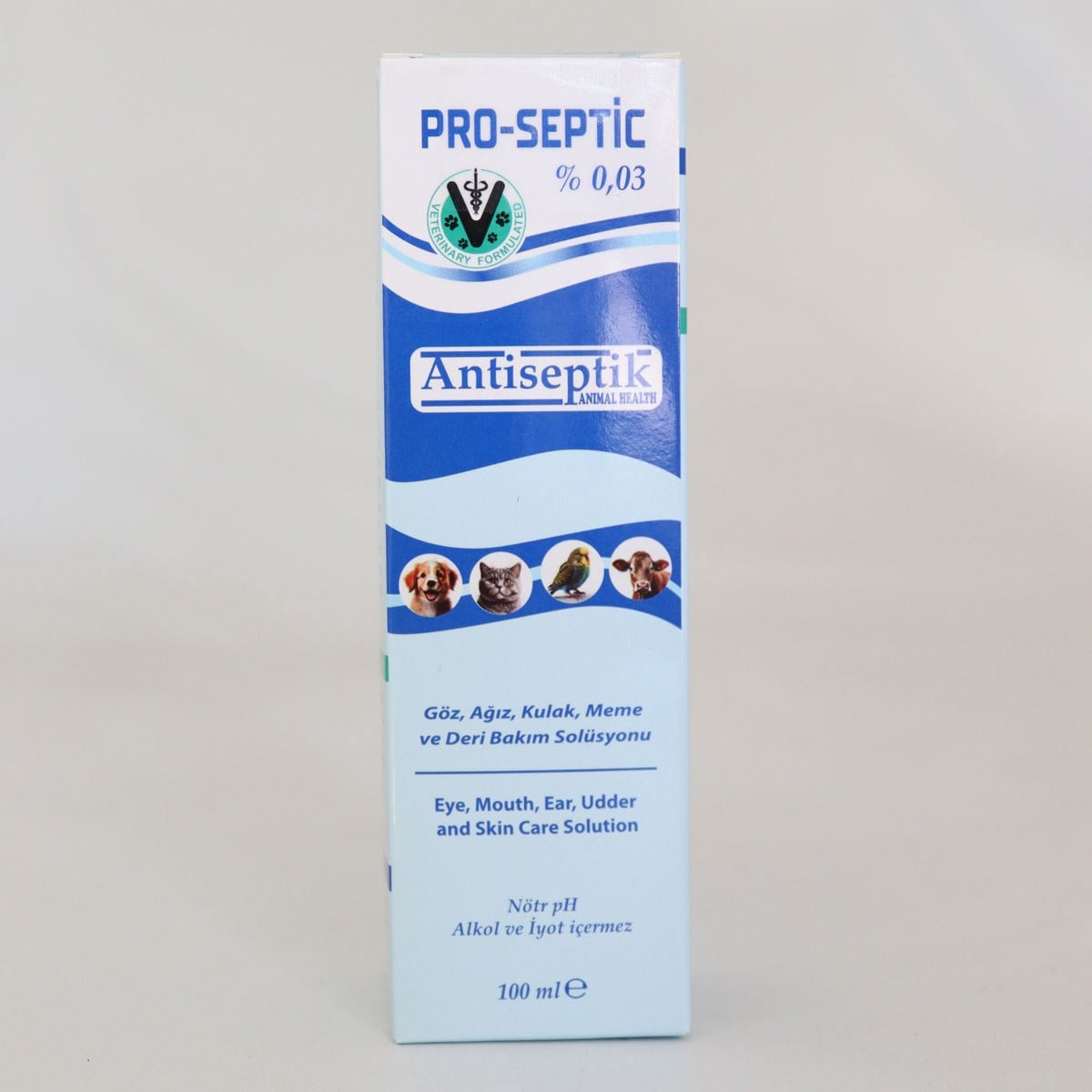 Pro-Septic Göz, Ağız, Kulak, Meme ve Deri Bakım Solüsyonu 100 ML