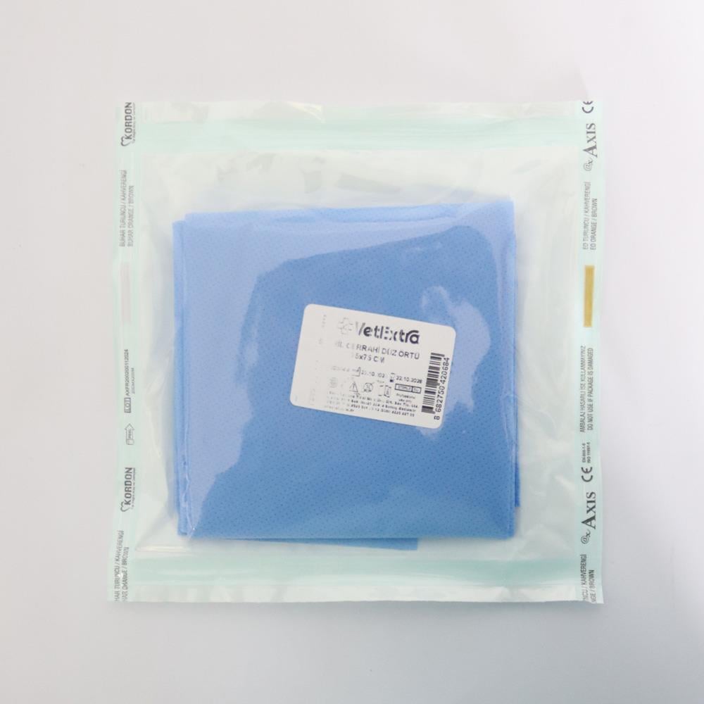 VetExtra Steril Düz Örtü 75*75 CM (35 GR SMS Kumaş)