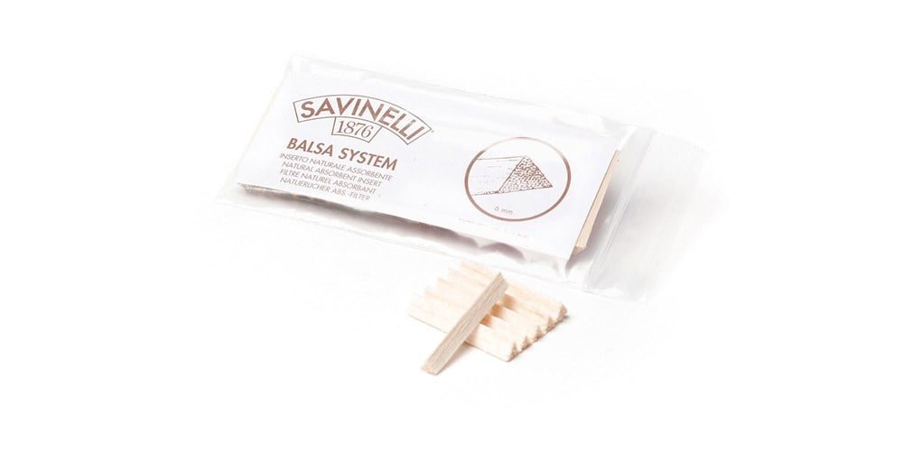 6 MM SAVINELLI BALSA FILTERS (20 PCS)