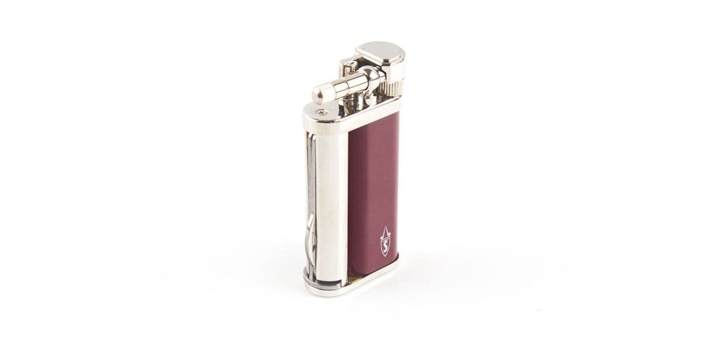 SAVINELLI LIGHTER LAQUERED BURGUNDY-A66LAC-BOR