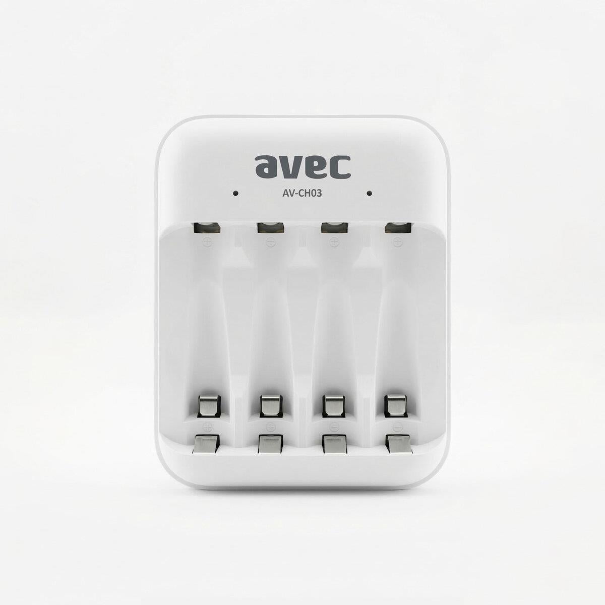 AVEC AV-CH03 USB PİL ŞARJ CİHAZI 4LÜ