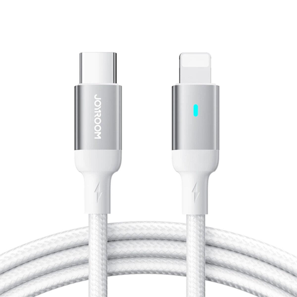 JOYROOM S-A10 30W TYPE C-LIGHTNING CABLE 1.2M WHT.