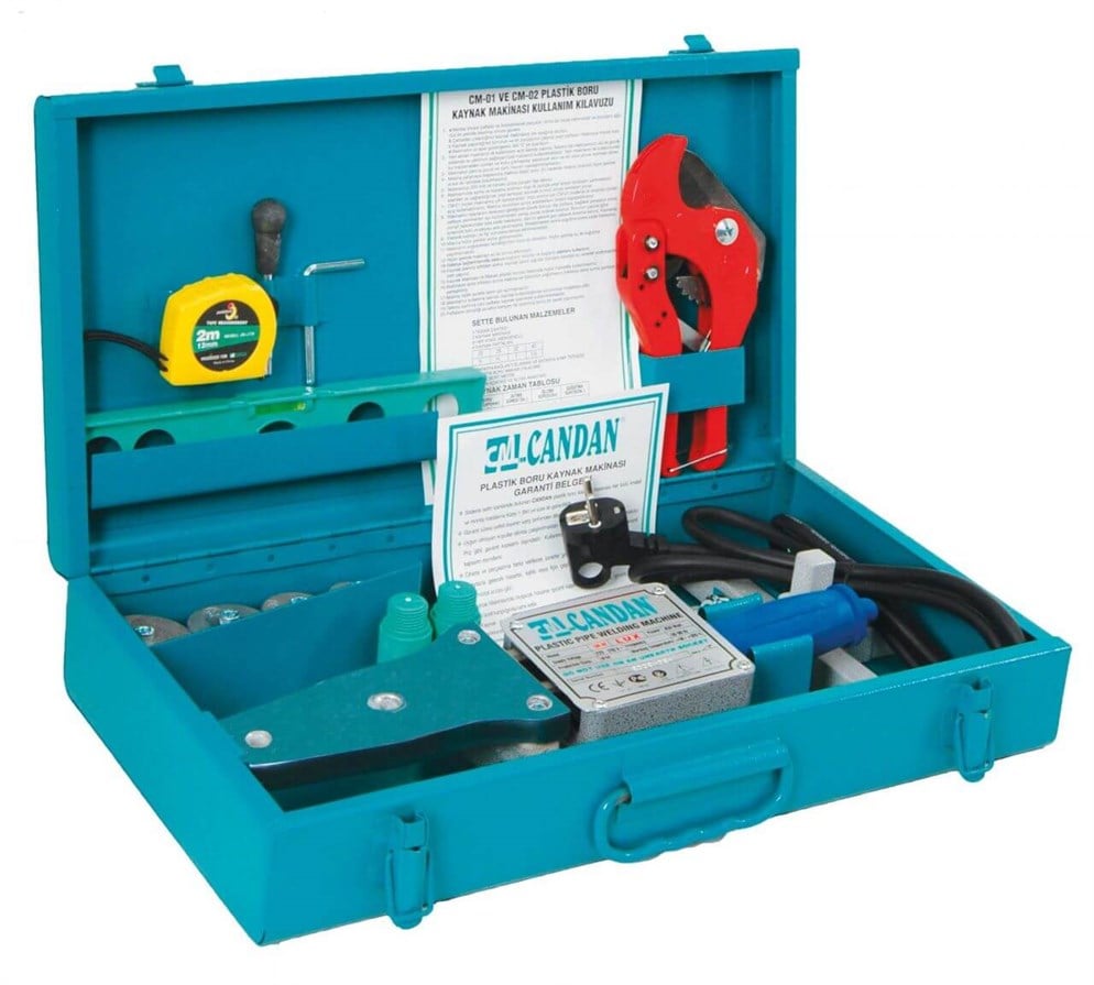 Candan Plastik Boru Kaynak Makinesi Full Set