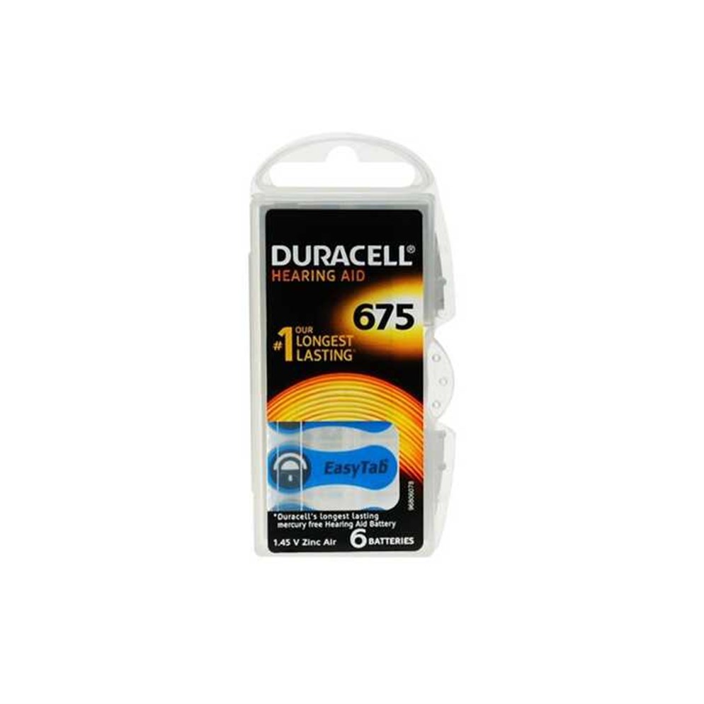 Duracell Activair 675 Kulaklık Pili 6Lı