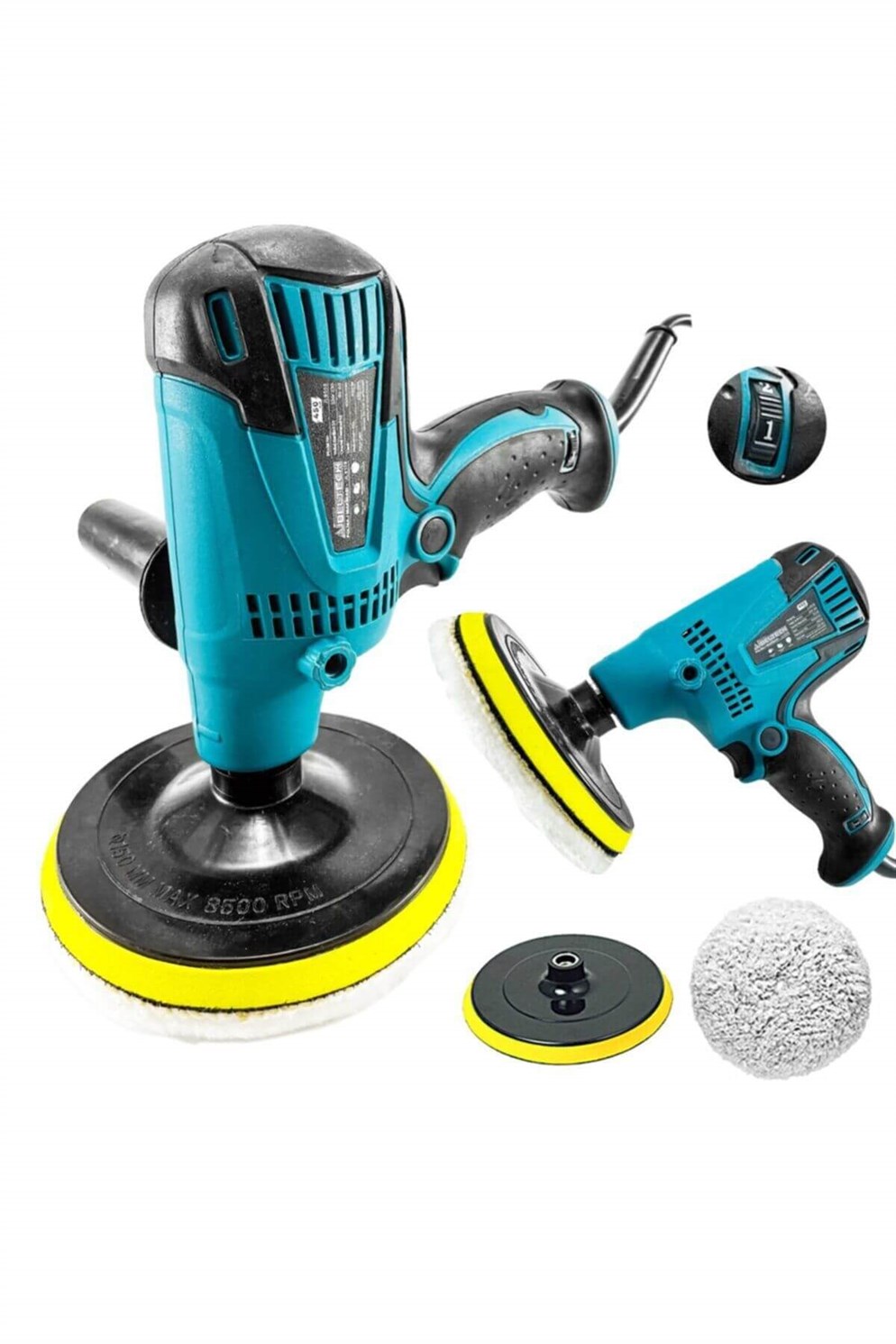 Ibeltech 900 W Mavi Dik Polisaj Makinesi JL9565C