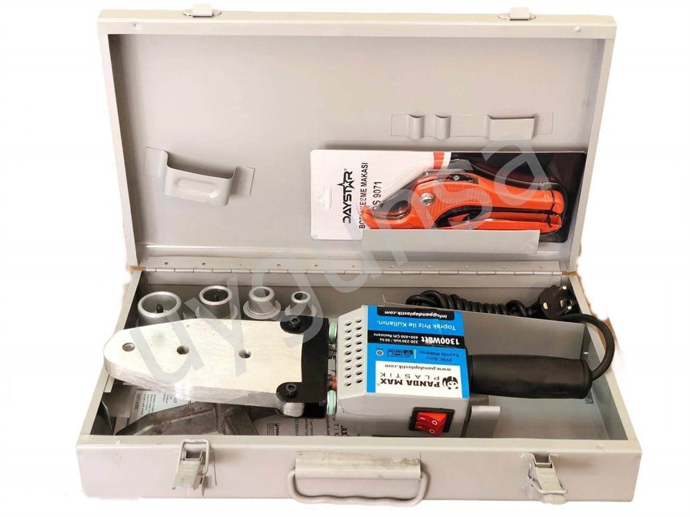 Panda Büyük PPRC Plastik Boru Kaynak Makinesi Full Set 1300Watt