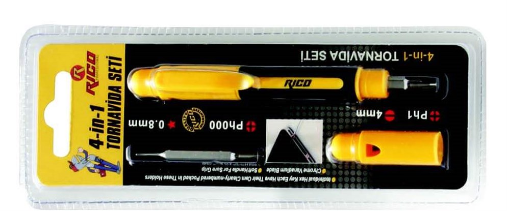 RİCO 4-IN-1 Telefoncu Tornavida (Iphone)