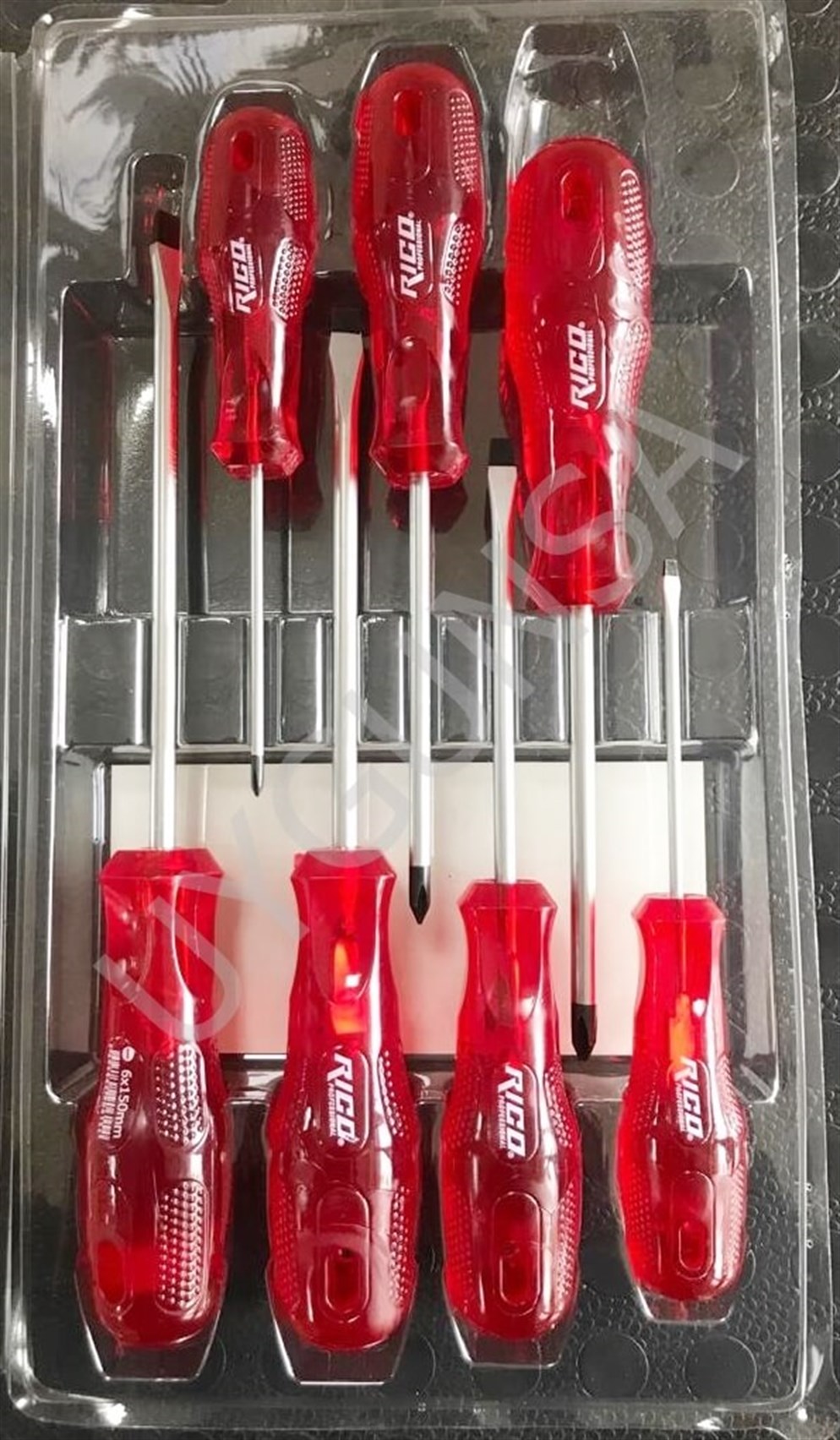 Rico 7 Parça Craft Şeffaf Kaliteli Tornavida Seti - Kraft