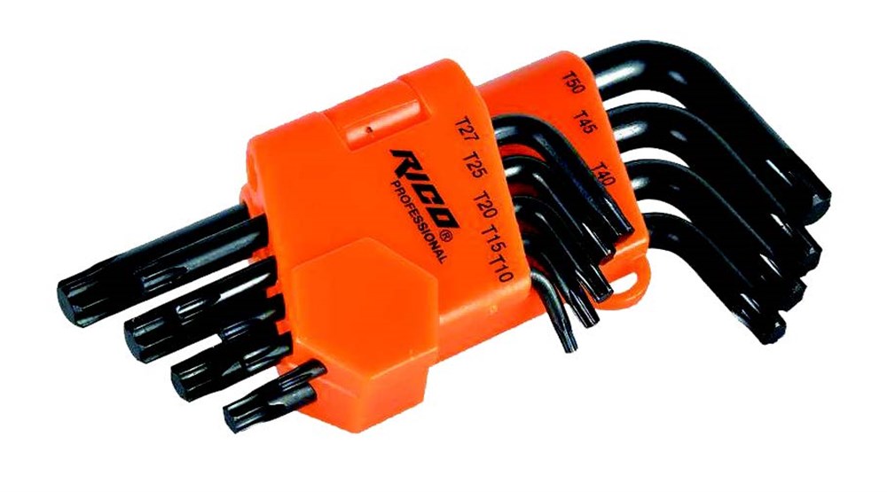 Rico 9 PC Vakumlu Allen Torx Kısa