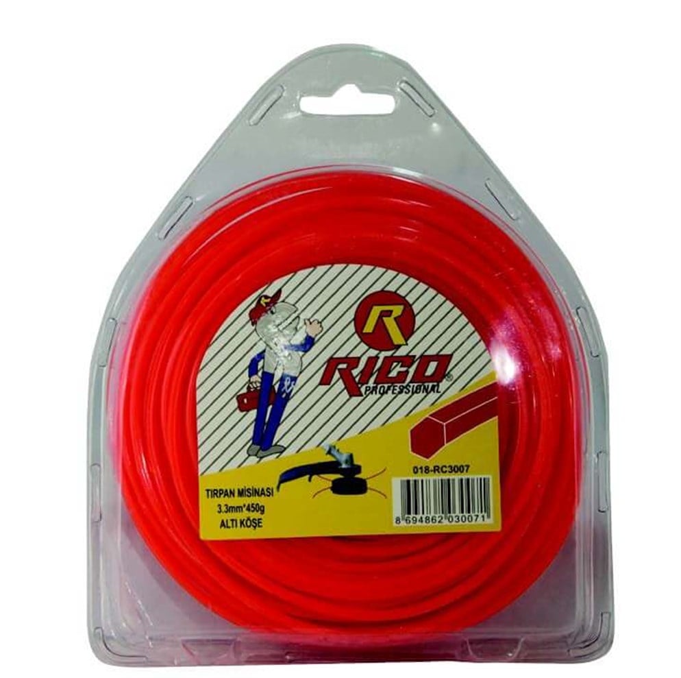 RİCO Tırpan Misinası 3.0 mm 6 Köşe 450 gr