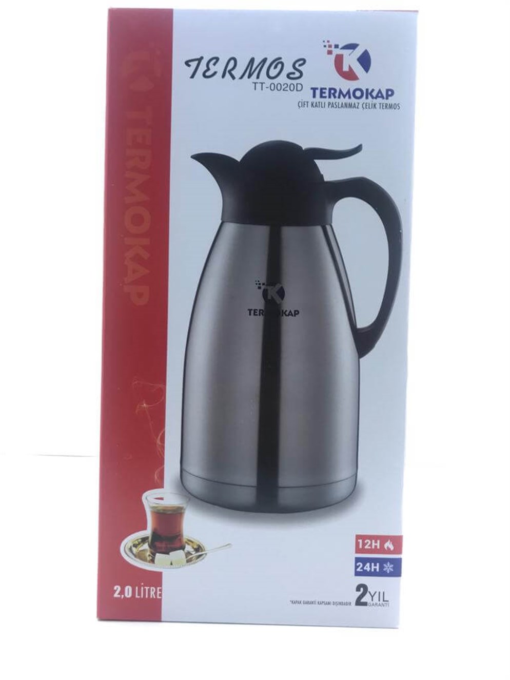 Termokap 2.0 LT Çift Katlı Paslanmaz Çelik İçecek Termos