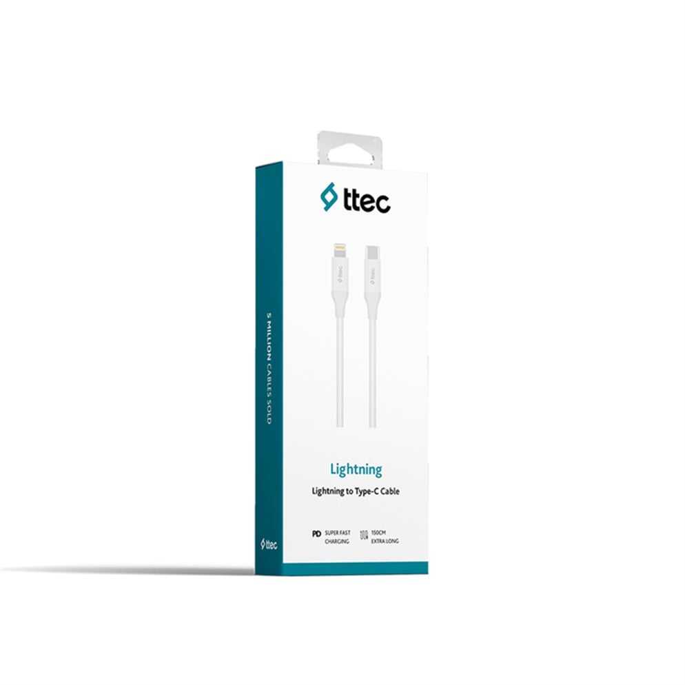 Ttec 2Dk40B Lıghtnıng To Type-C Şarj Kablosu