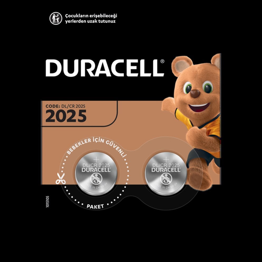 Duracell Cr2025 Lıthıum 3V Pil 2Li