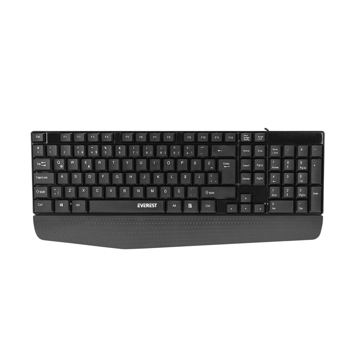 EVEREST KB-951U SİYAH USB Q KLAVYE