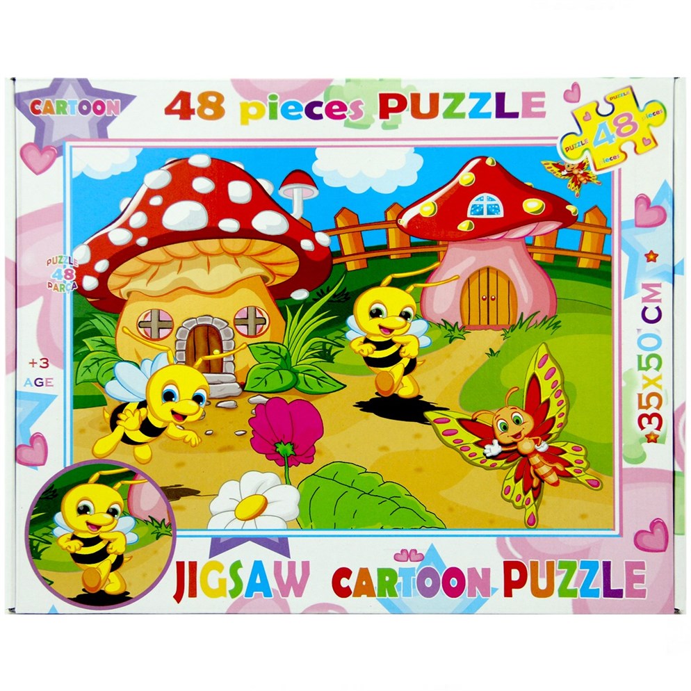 Jigsaw Cartoon Puzzle 48 Parca