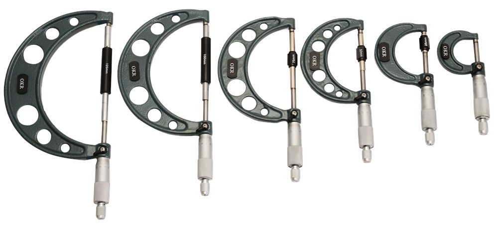 Okur Mikrometre Seti 6 Parçalı (0-150mm)