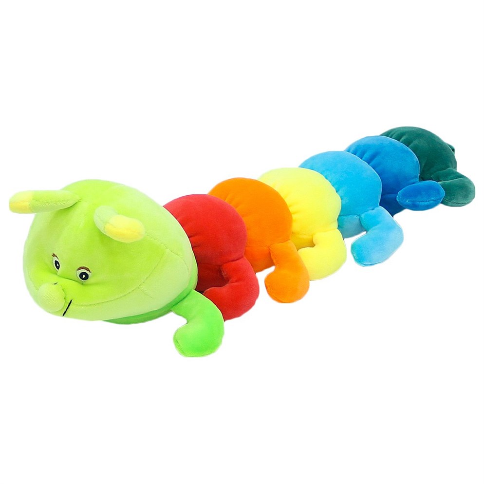 Peluş Büyük Renkli Tırtıl