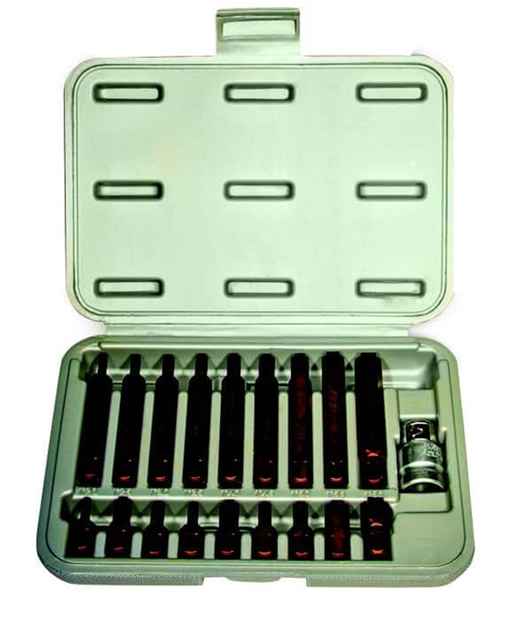 RİCO 19 Parça Kaplamalı Delikli Torx Bits Set