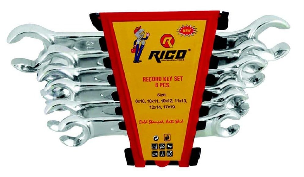 RİCO 6 Parça Rekor Anahtar Seti