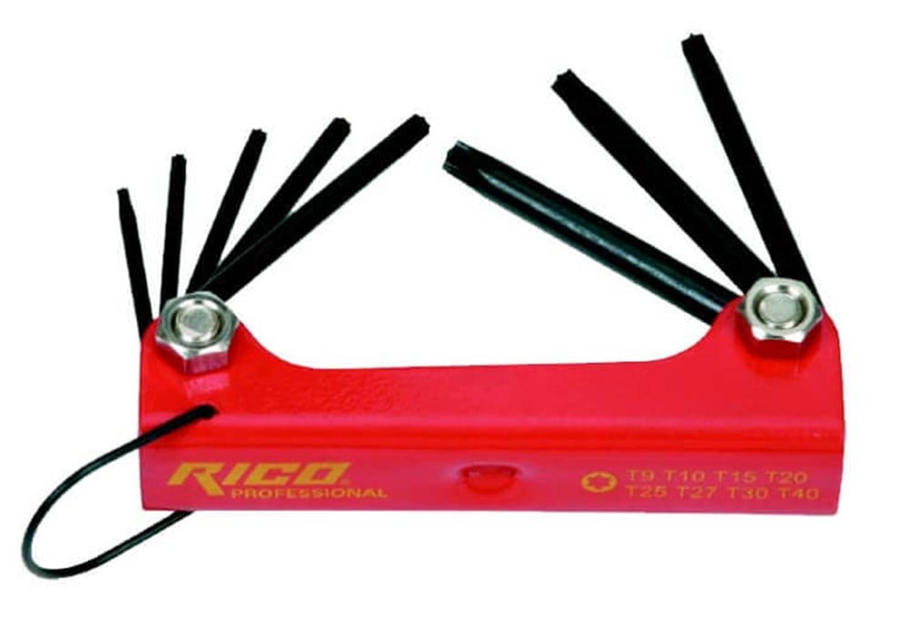 RİCO 8 Parça Çakı Tip Torx Allen Anahtar