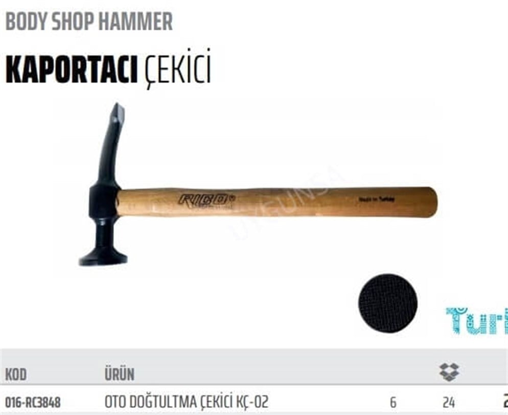 Rico Oto Doğrultma Kaportacı Çekiç KÇ-02