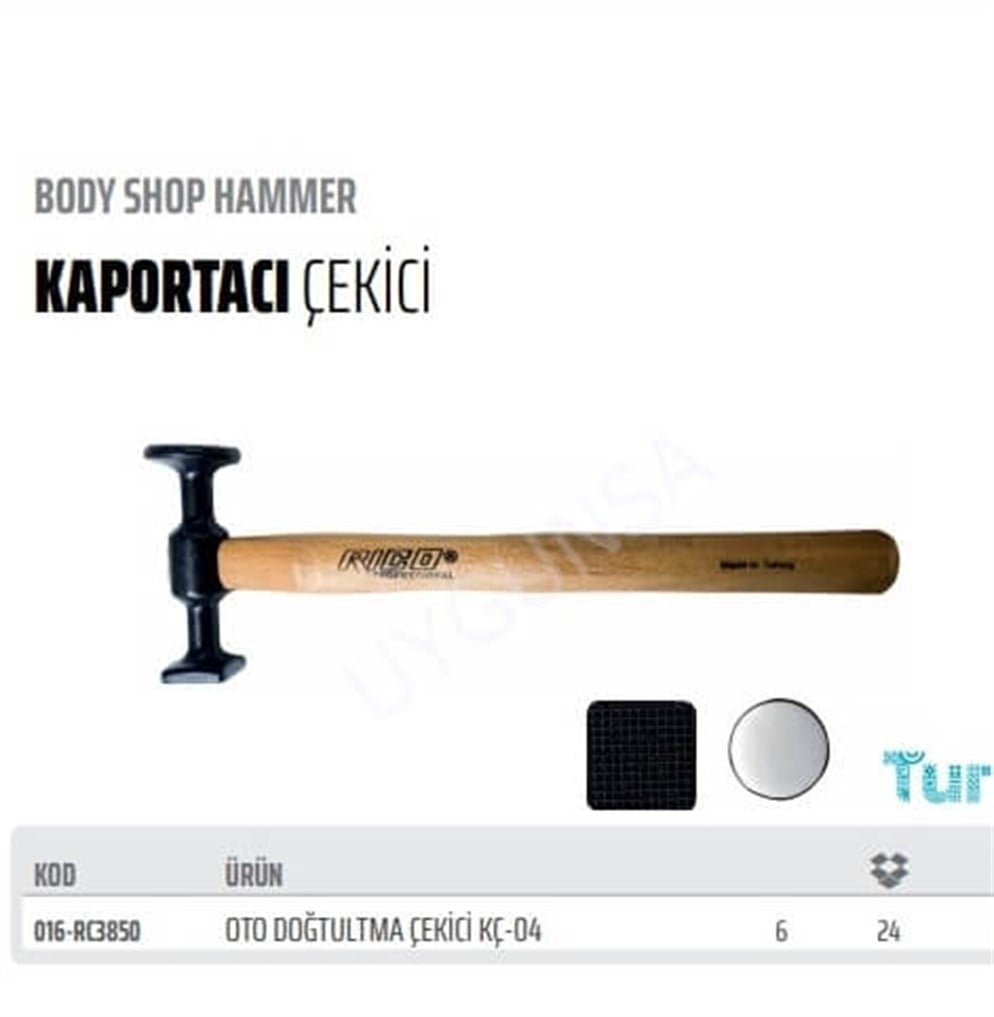 Rico Oto Doğrultma Kaportacı Çekiç KÇ-04