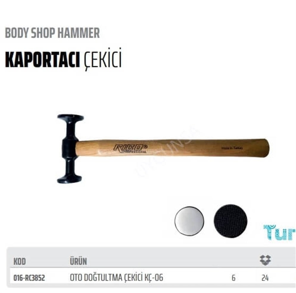 Rico Oto Doğrultma Kaportacı Çekiç KÇ-06
