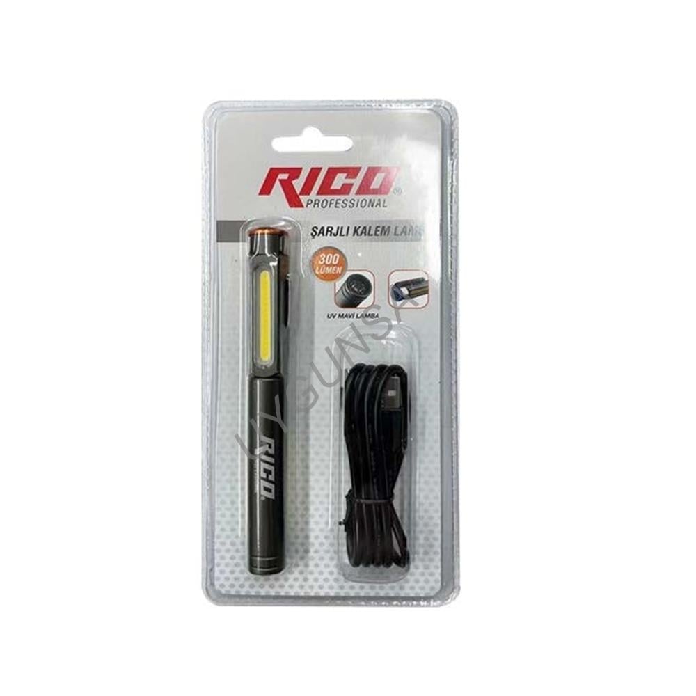Rico RC0034 300 Lümen Şarjlı Led Kalem El Feneri