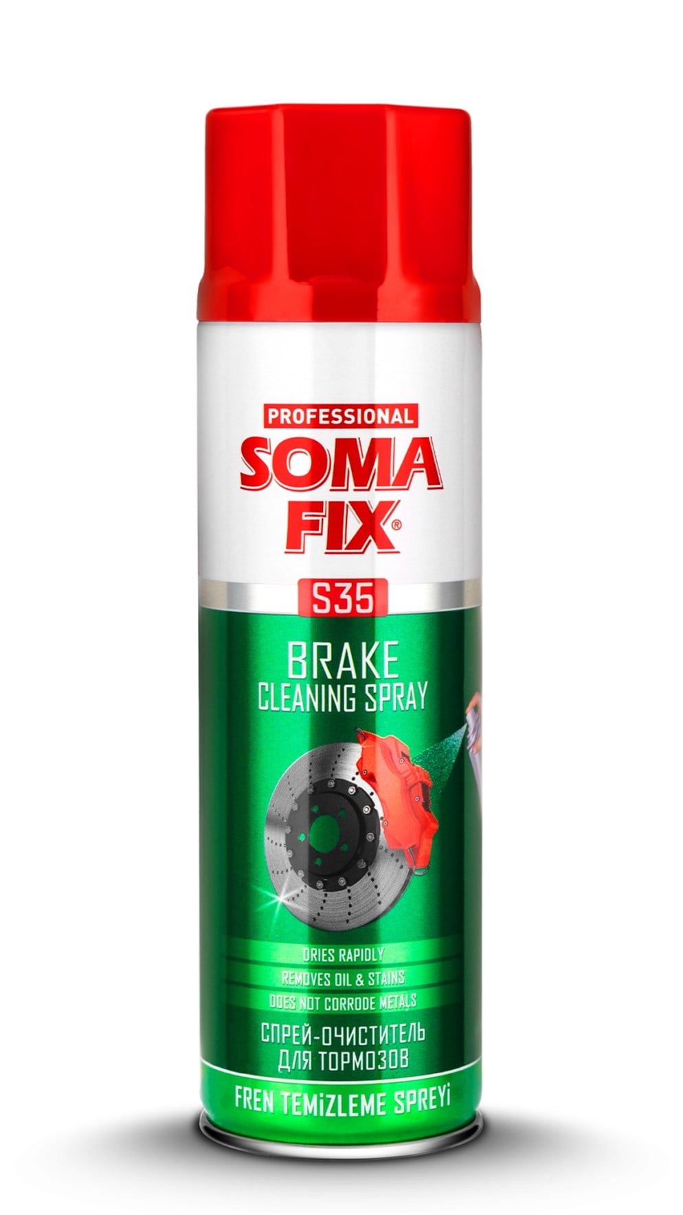 Somafix S35 24 Adet Fren Balata Temizleme Spreyi 500ML (1Koli) 