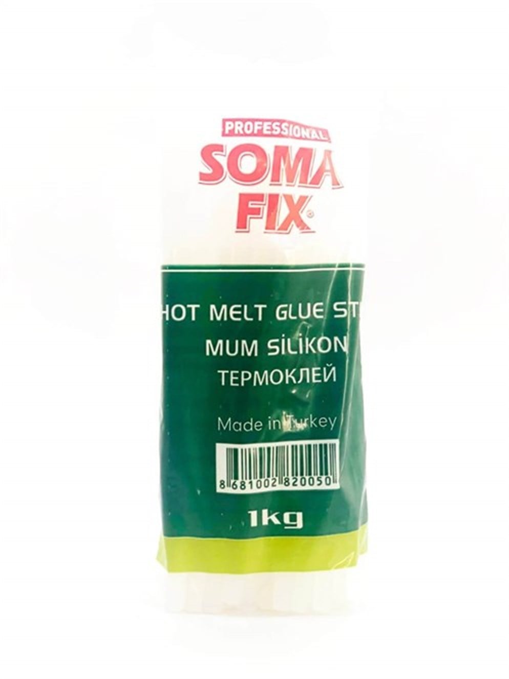 Somafix Sıcak Mum Silikon Şeffaf İnce -7,4x300mm