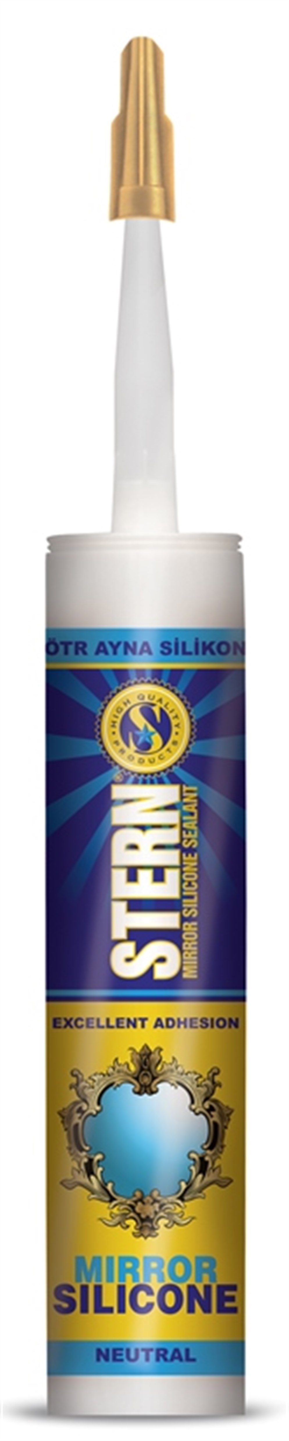 Stern 24 Adet Ayna Silikon Şeffaf  330 GR