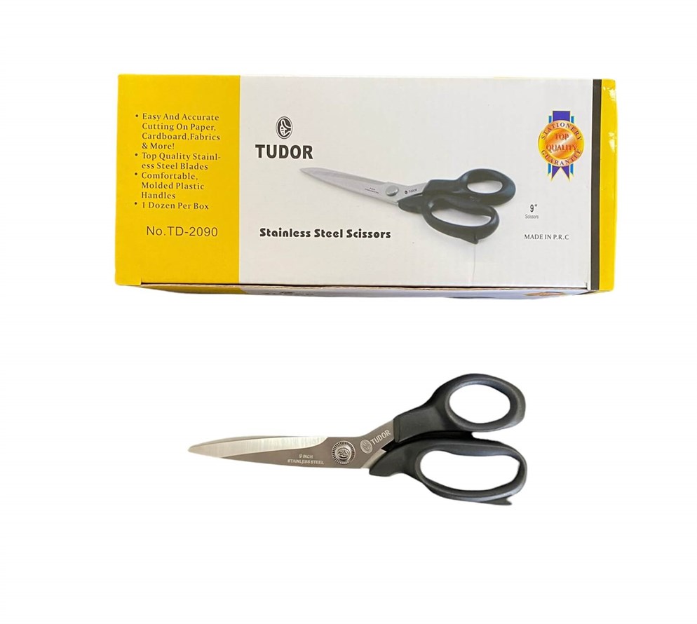 Tudor Prof. Paslanmaz Çelik Kumaş Terzi Makası 240 Adet (1Koli)