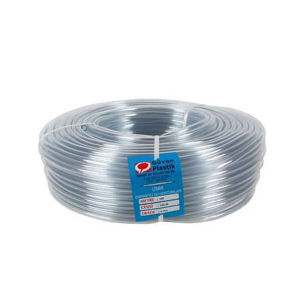 10 MM KALIN ŞEFFAF HORTUM(100 Metre)
