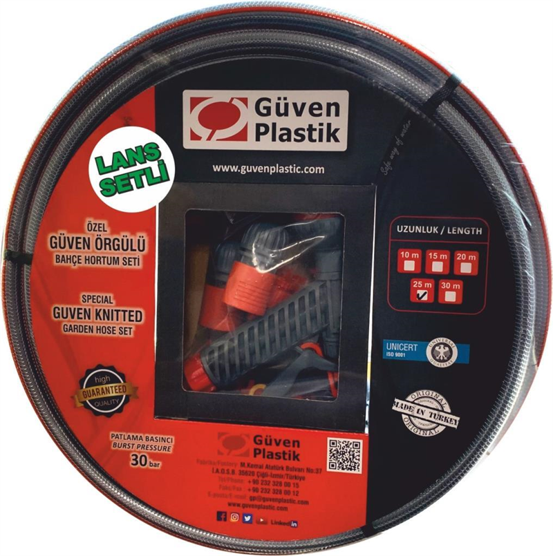 1/2 MARKET TİPİ ÖZEL GÜVEN ÖRGÜLÜ LANS SETLİ (25 Metre)