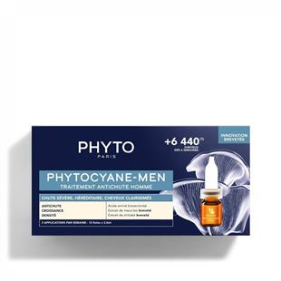 Phyto Phytocyane-Men Erkekler İçin Saç Dökülme Karşıtı Bakım 12 Ampül x 3,5 ml