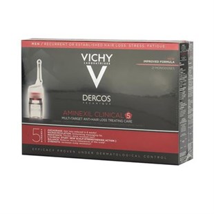 Vichy Dercos Aminexil Clinical 5 Serum Erkek 21x6 ml - Saç Dökülmesine Karşı