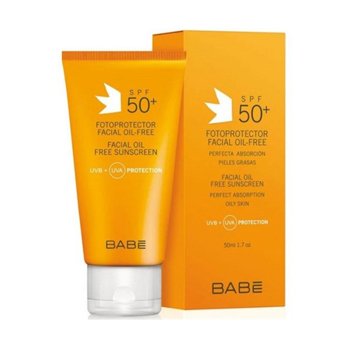 Babe Yüz için Yağsız Güneş Koruyucu Krem Spf 50+ 50 ml - Facial Oil Free  Sunscreen Cream