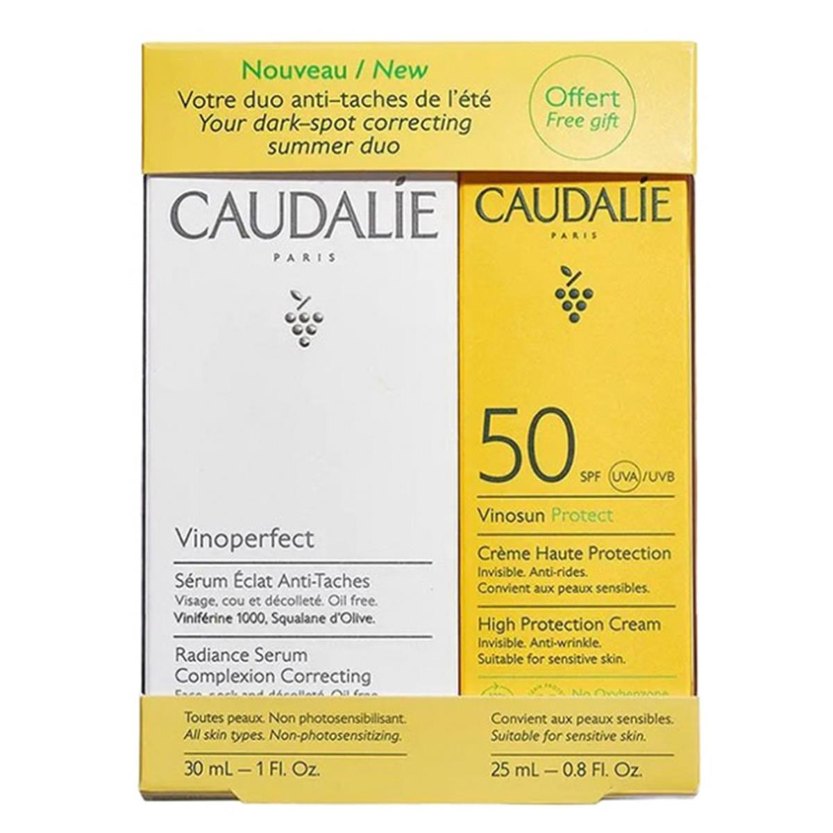 Caudalie Vinoperfect Serum + Vinosun Spf50 Creme (SET)