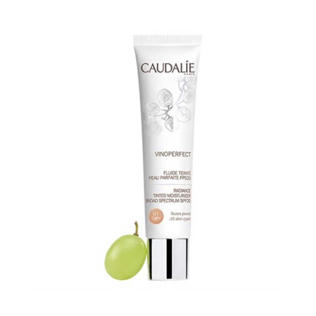 Caudalie Vinoperfect Radiance Tinted Moisturizer Spf20 Light 40 ml