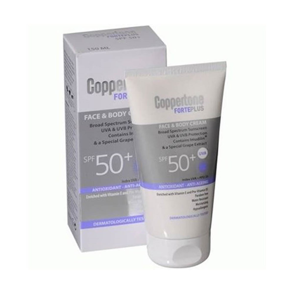 Coppertone Forte Plus Krem SPF 50+ 150 ml Anti ageing Yüz ve Vücut Güneş  Koruyucu