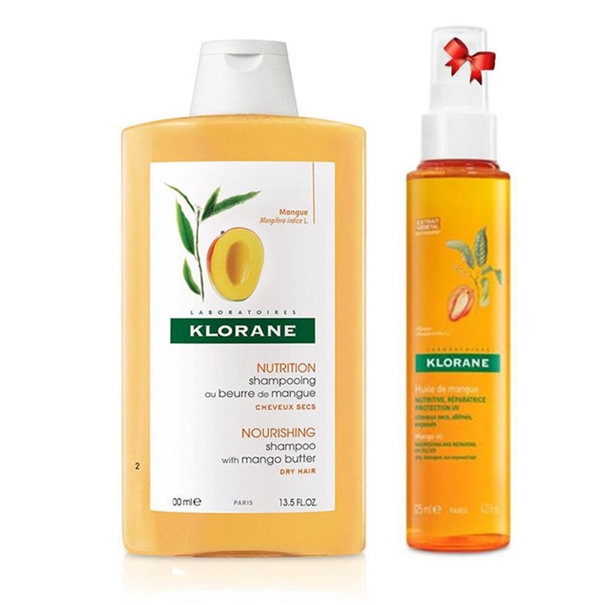 Klorane Mango Yağı İçeren Saç Bakım Şampuanı 200 ml - Bakım Yağı Hediye