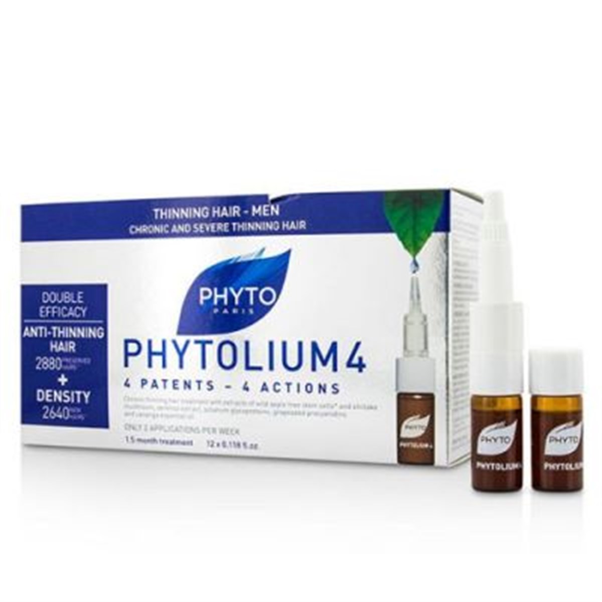 Phyto Phytolium 4 Serum İkili Paket Erkek Tipi Kronik Saç Dökülmesine Karşı  Serum