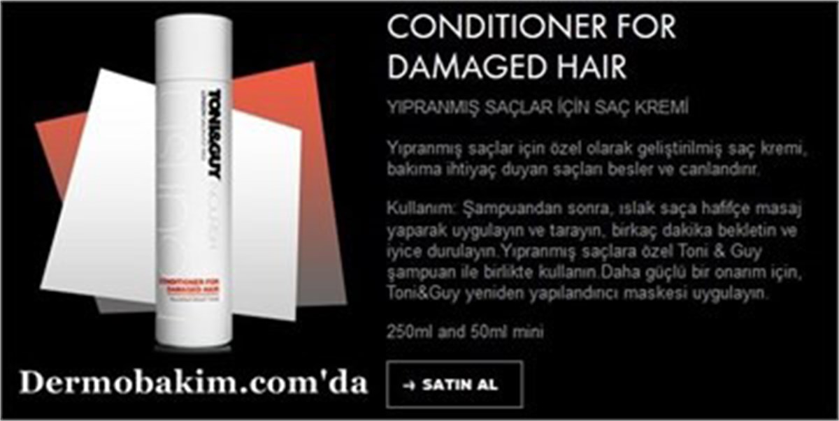 Toni&Guy Nourish Conditioner For Damaged Hair 250 ml - Yıpranmış Saçlar  İçin Saç Kremi