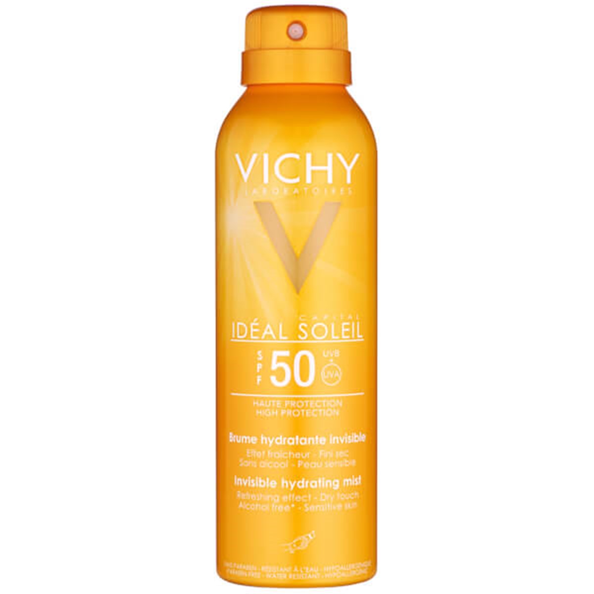 Vichy Ideal Soleil Spf 50+ Invisible Hydrating Mist Spray 200 ml - Yüksek  Korumalı Güneş Spreyi