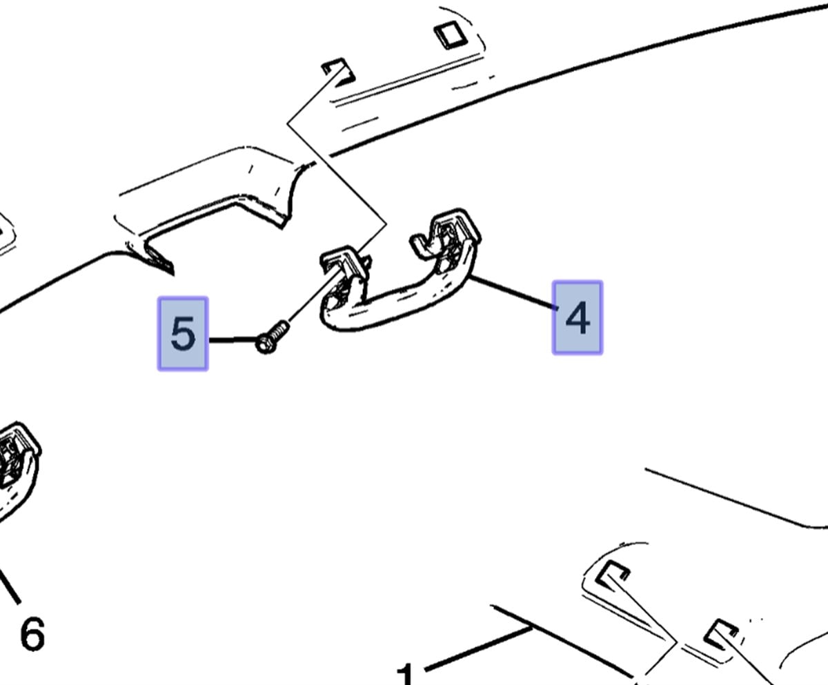 Chevrolet Aveo T300 Arka Tavan Tutamağı GM