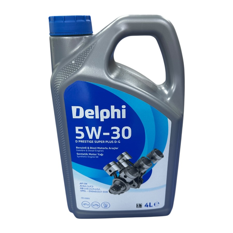 DEL CEL10001 | Motor Yağı 5W30 4 LT Dexos 2 Tam Sentetik DELPHİ