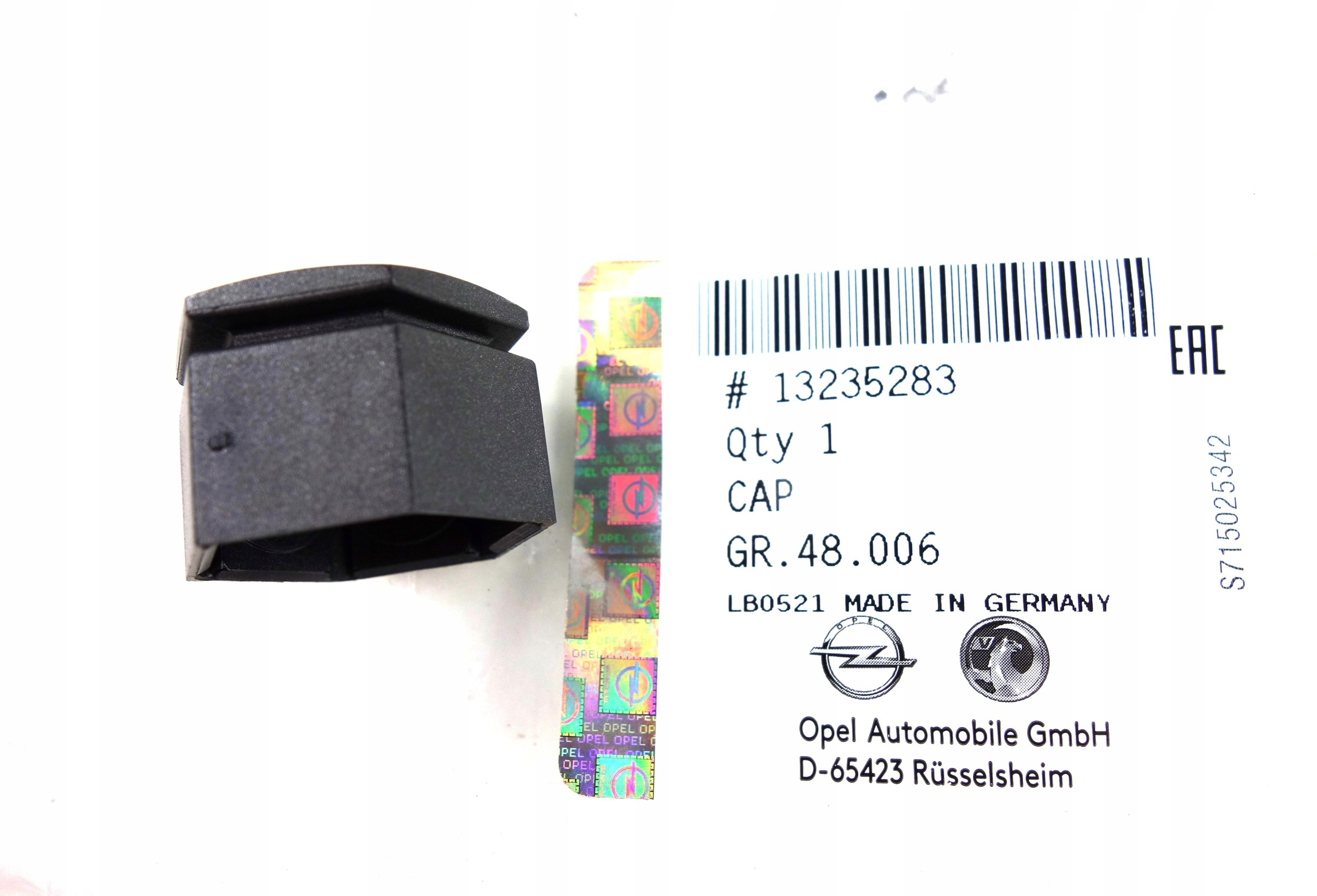 Opel İnsignia A Bijon Kapağı Siyah 21mm GM