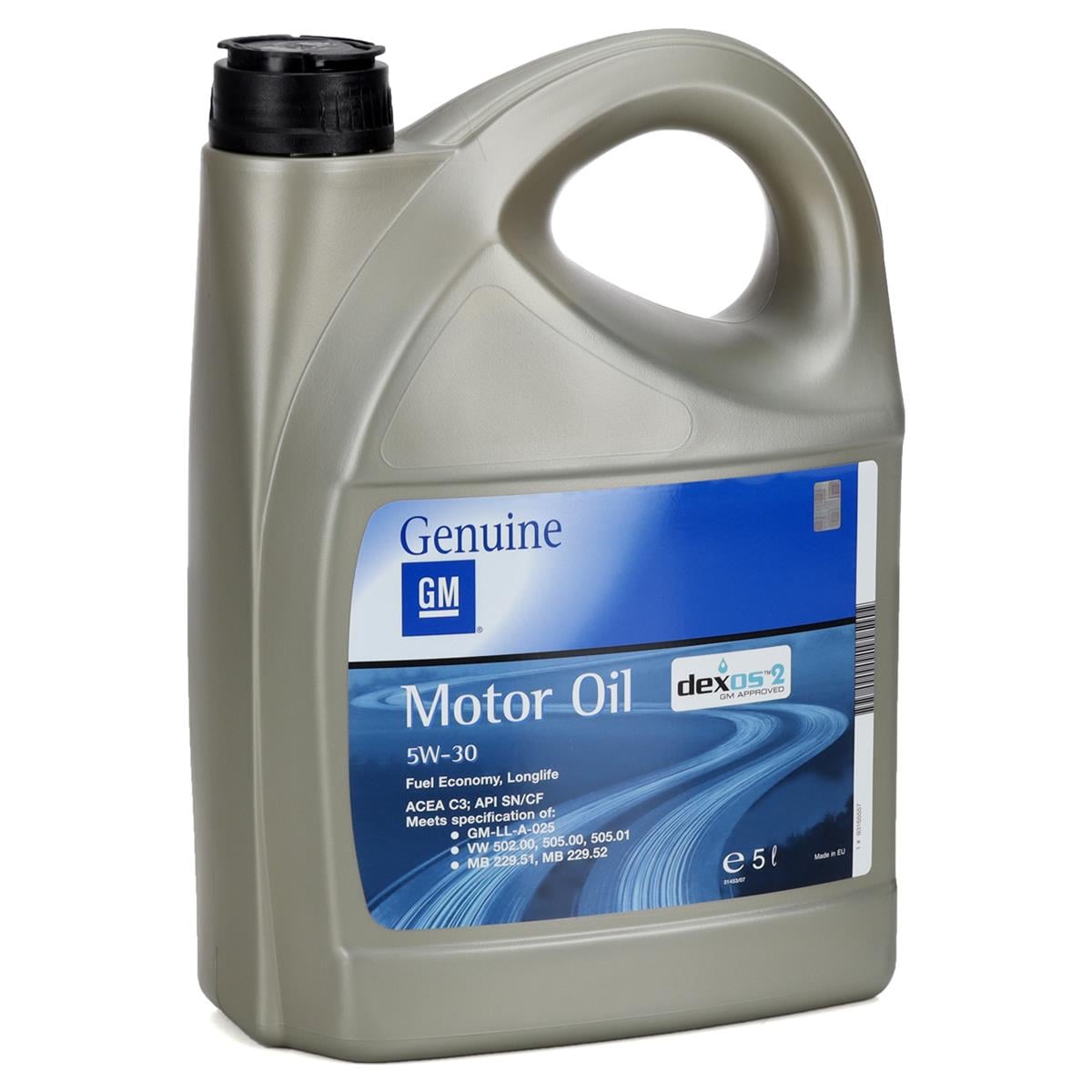Motor Yağı 5W30 5 LT Dexos 2 Tam Sentetik (Yurtdışı Dolum) GM
