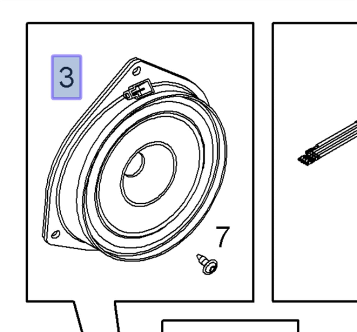 Opel Astra H Arka Kapı Hoparlörü GM