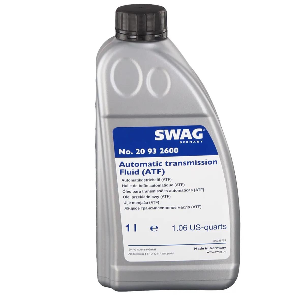 Otomatik Şanzıman ve Direksiyon Yağı 1 LT Dexron 6 SWAG
